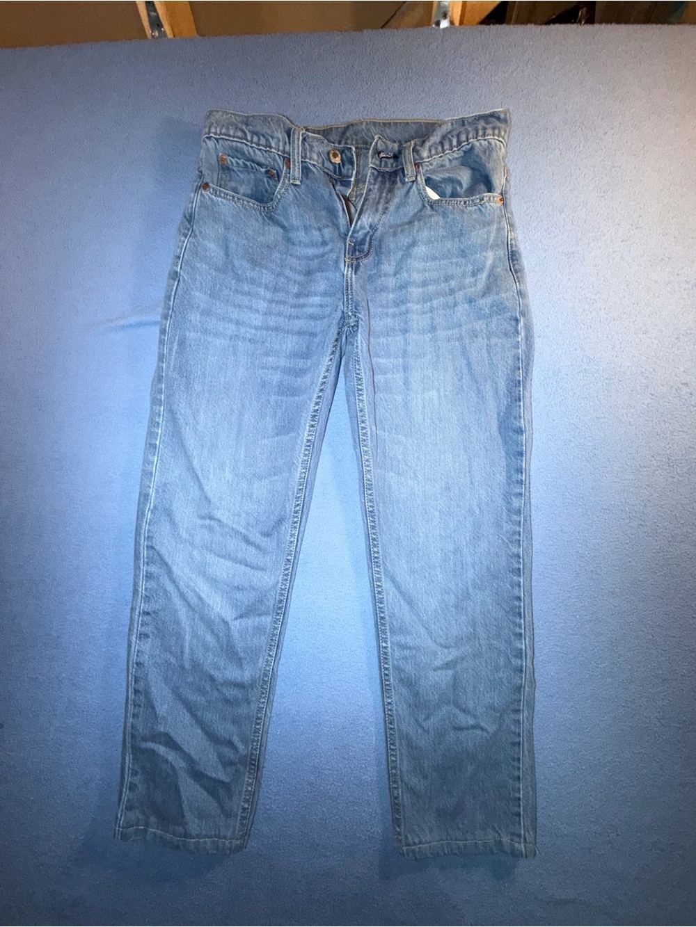 Levi's Men's Light Blue Straight Leg Jeans